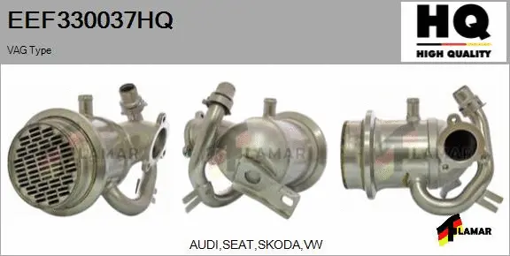 Cooler, exhaust gas recirculation (EEF330037HQ)