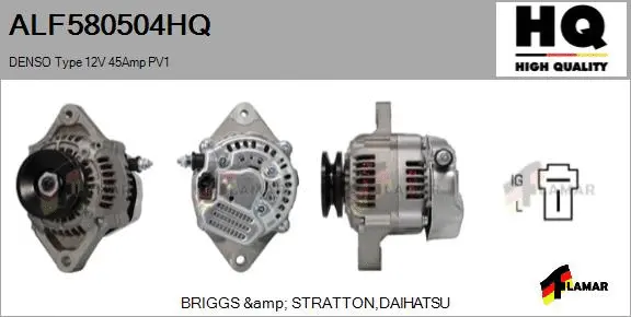 Alternator (ALF580504HQ)