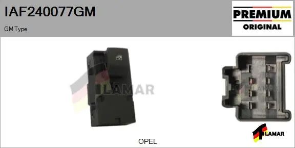 Switch, window regulator (IAF240077GM)