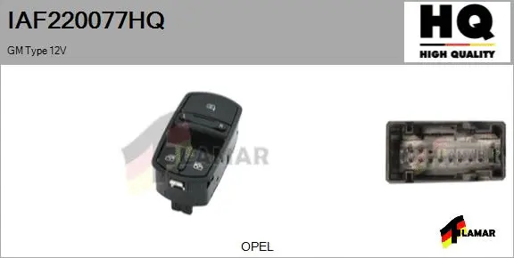 Switch, window regulator (IAF220077HQ)