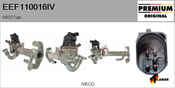 Cooler, exhaust gas recirculation (EEF110016IV)