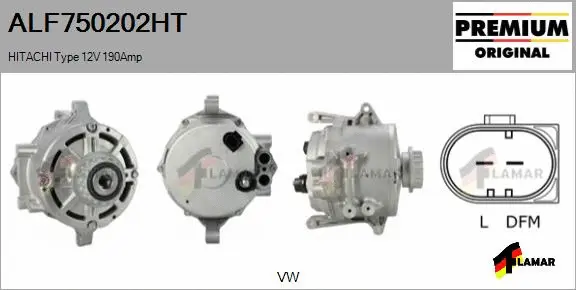 Alternator (ALF750202HT)