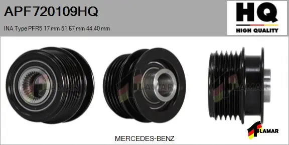 Belt Pulley, alternator (APF720109HQ)