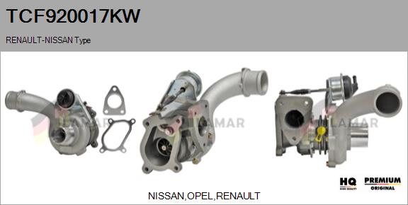 Charger, charging (supercharged/turbocharged) (TCF920017KW)