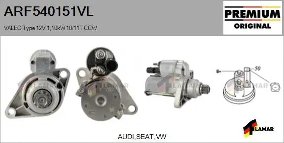 Starter (ARF540151VL)