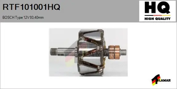 Rotor, alternator (RTF101001HQ)