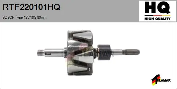 Rotor, alternator (RTF220101HQ)