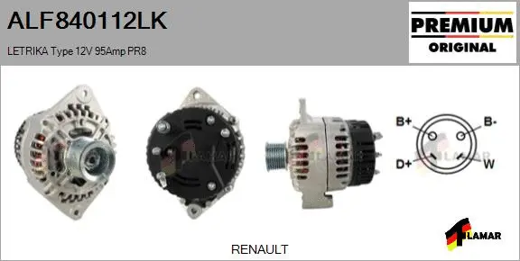 Alternator (ALF840112LK)