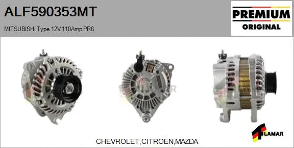 Alternator (ALF590353MT)