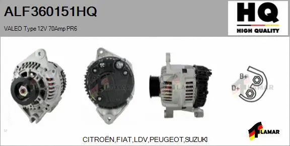 Alternator (ALF360151HQ)