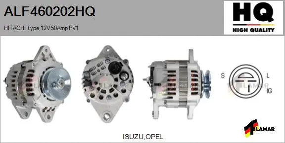 Alternator (ALF460202HQ)