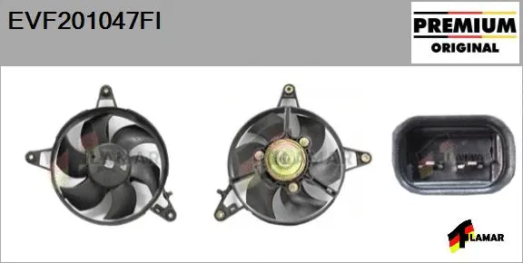 Electric Motor, radiator fan (EVF201047FI)