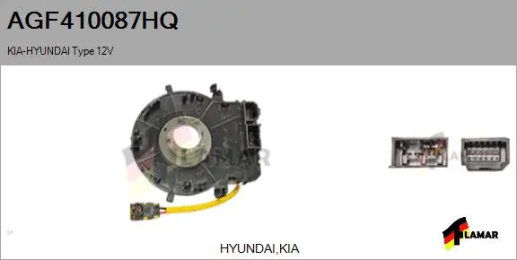 Clockspring, airbag (AGF410087HQ)