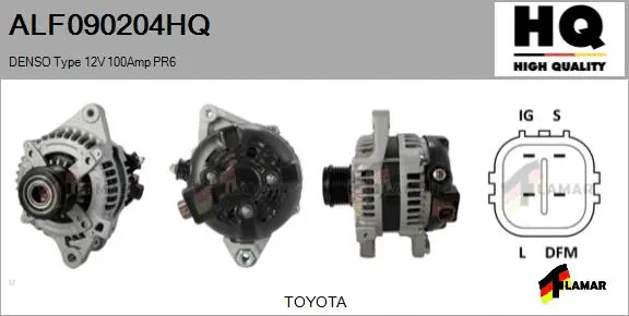 Alternator (ALF090204HQ)