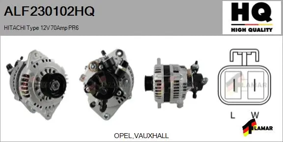 Alternator (ALF230102HQ)