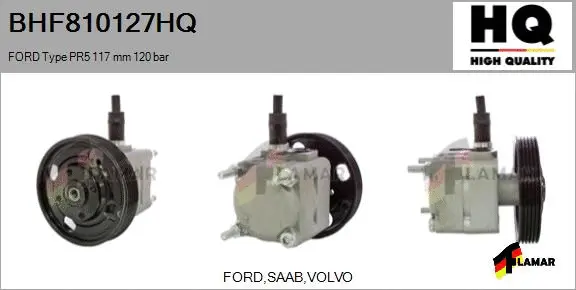 Hydraulic Pump, steering (BHF810127HQ)