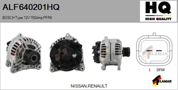 Alternator (ALF640201HQ)