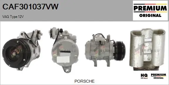 Compressor, air conditioning (CAF301037VW)