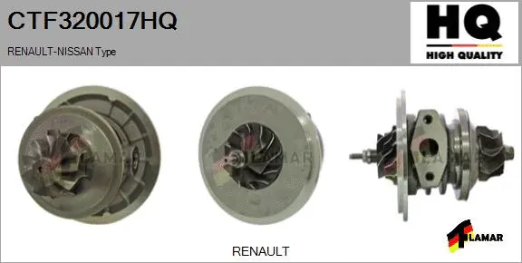 Core assembly, turbocharger (CTF320017HQ)