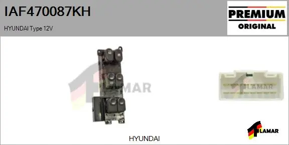 Switch, window regulator (IAF470087KH)