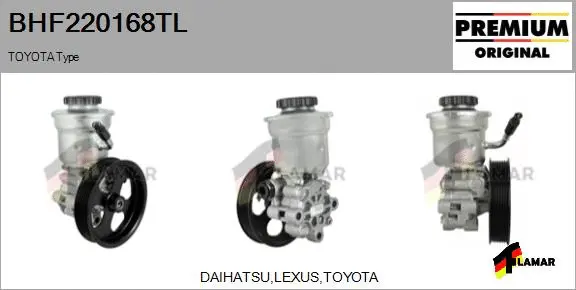 Hydraulic Pump, steering (BHF220168TL)