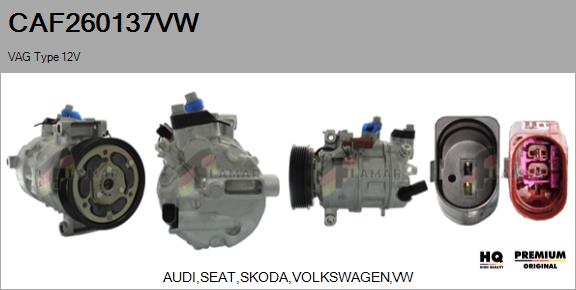 Compressor, air conditioning (CAF260137VW)