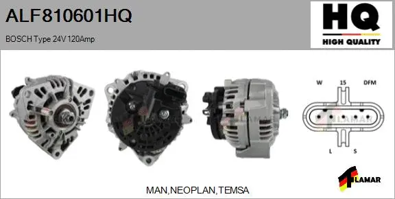 Alternator (ALF810601HQ)