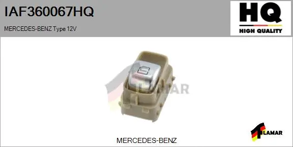 Switch, window regulator (IAF360067HQ)