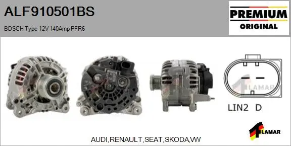 Alternator (ALF910501BS)