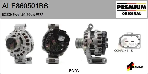 Alternator (ALF860501BS)