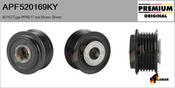 Belt Pulley, alternator (APF520169KY)