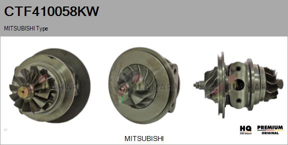 Core assembly, turbocharger (CTF410058KW)