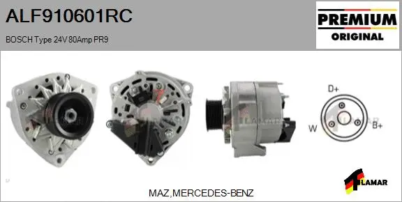 Alternator (ALF910601RC)