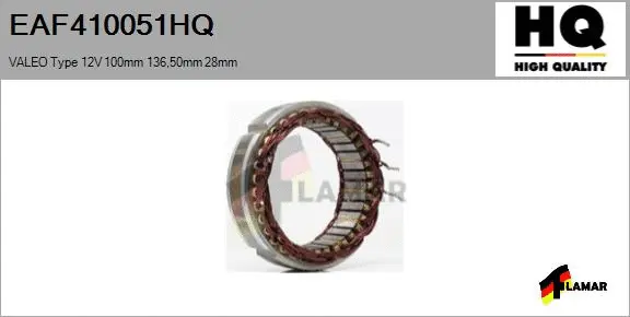 Stator, alternator (EAF410051HQ)
