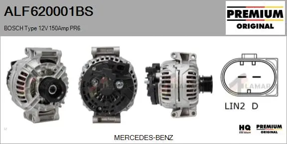 Alternator (ALF620001BS)