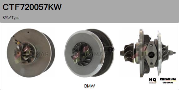 Core assembly, turbocharger (CTF720057KW)