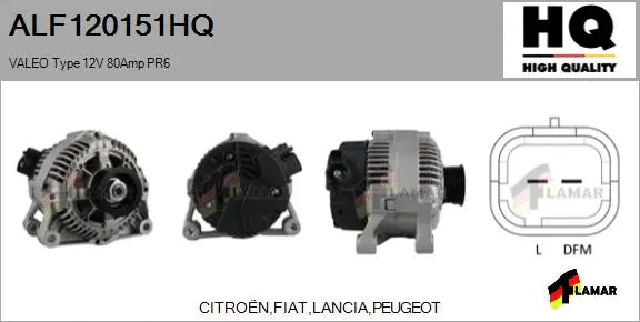 Alternator (ALF120151HQ)