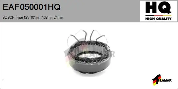 Stator, alternator (EAF050001HQ)
