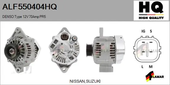 Alternator (ALF550404HQ)