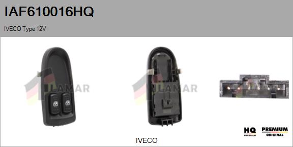 Switch, window regulator (IAF610016HQ)