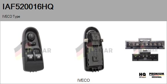 Switch, window regulator (IAF520016HQ)