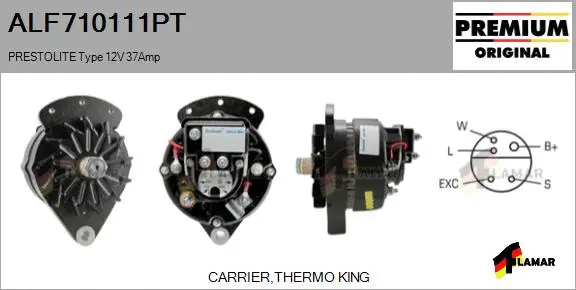 Alternator (ALF710111PT)