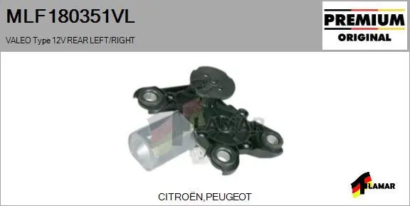 Wiper Motor (MLF180351VL)