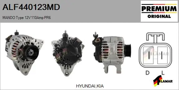 Alternator (ALF440123MD)