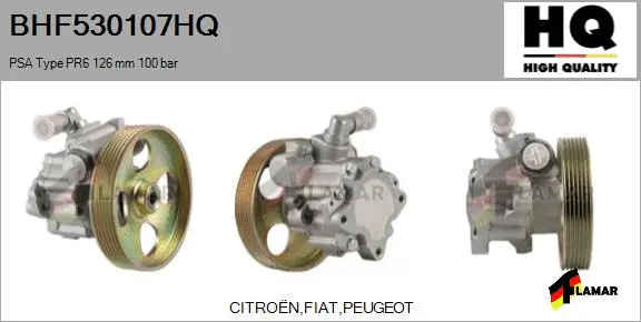 Hydraulic Pump, steering (BHF530107HQ)