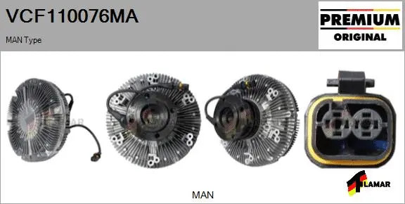 Clutch, radiator fan (VCF110076MA)