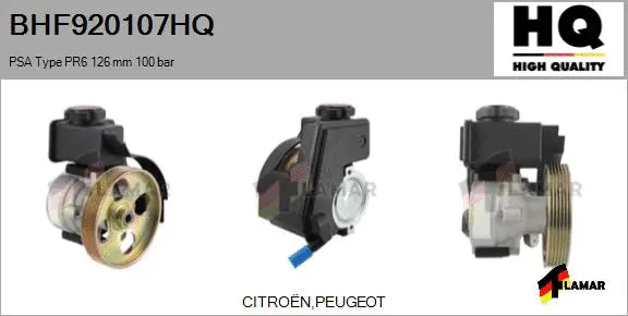 Hydraulic Pump, steering (BHF920107HQ)