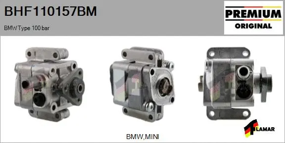 Hydraulic Pump, steering (BHF110157BM)