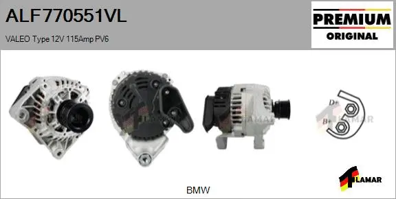 Alternator (ALF770551VL)