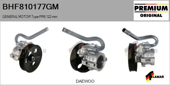 Hydraulic Pump, steering (BHF810177GM)